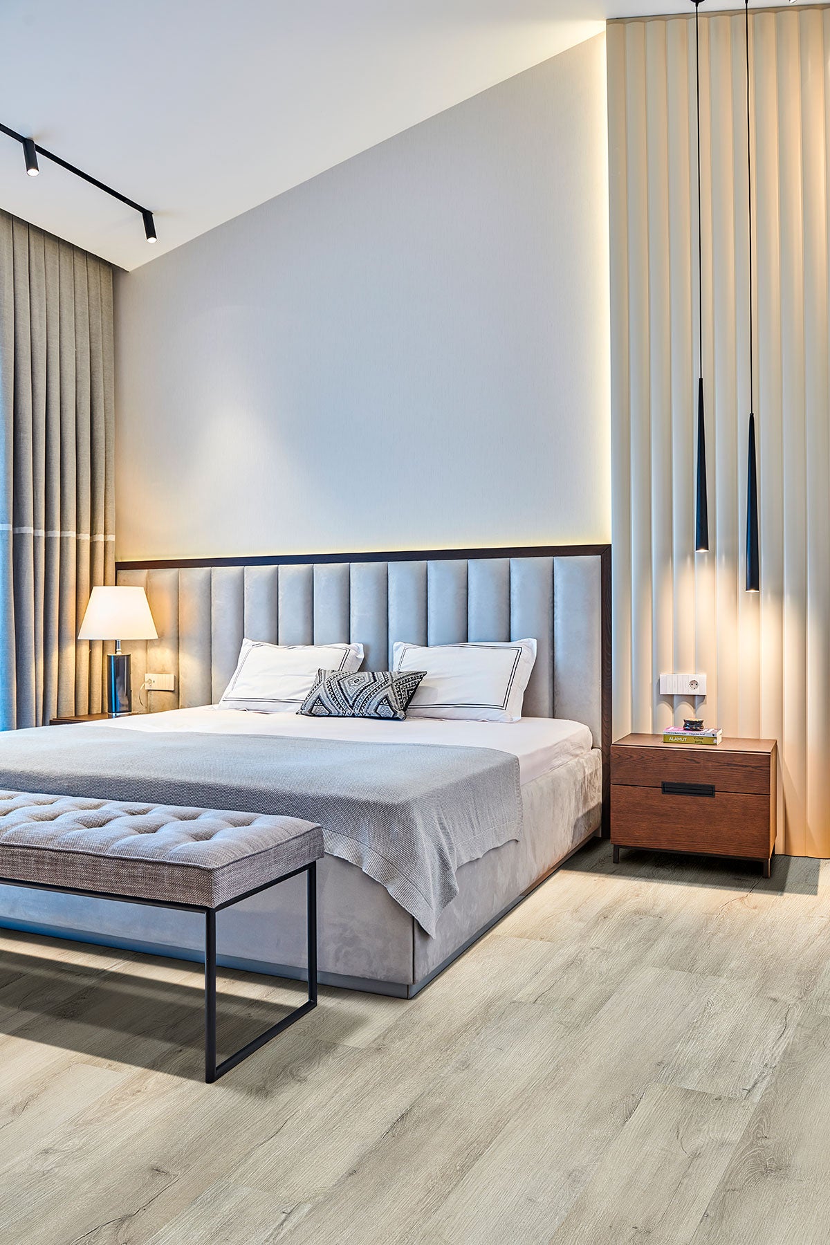 Kallum York Gray Luxury Vinyl Planks