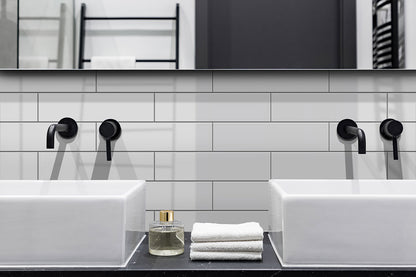 Metro White 2x8 Glossy