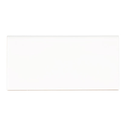 METRO WHITE 4X12 SINGLE BULLNOSE GLOSSY