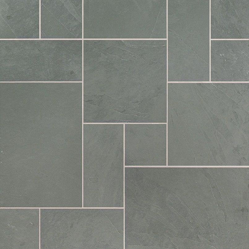 MONTAUK BLUE ASHLER VERSAILLES PATTERN