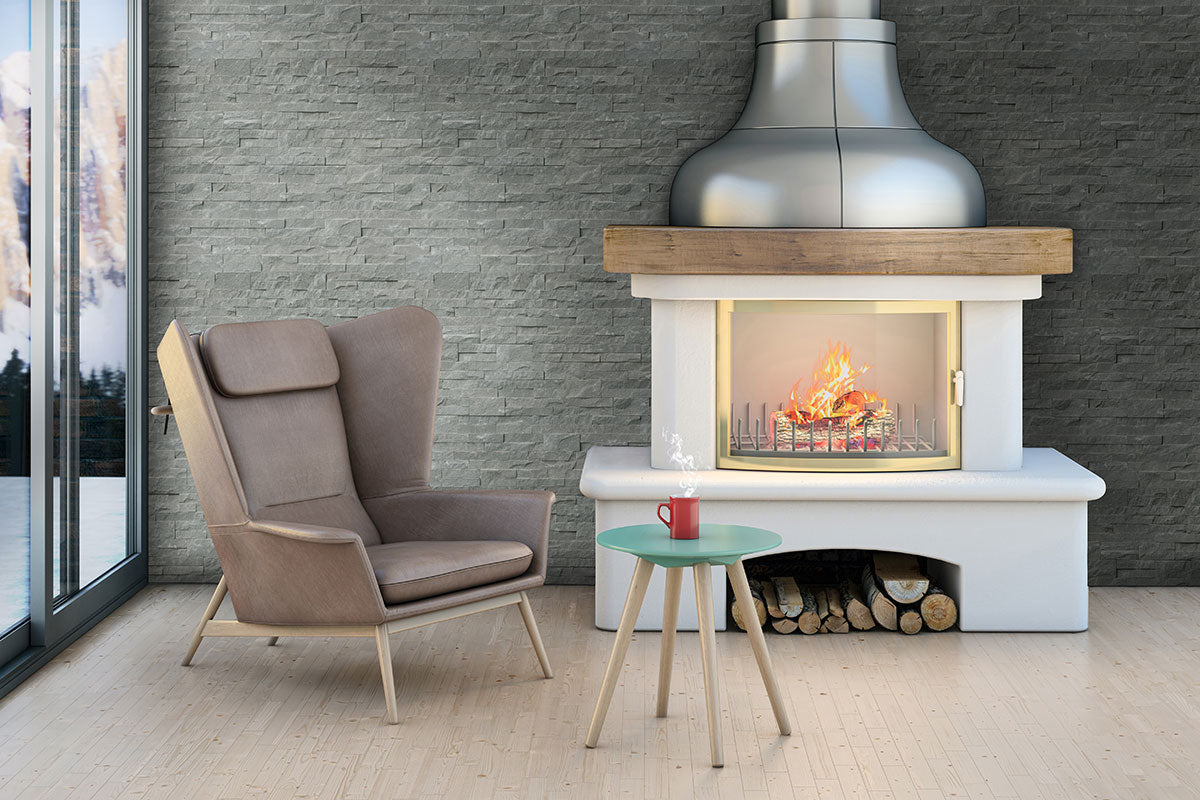 RockMount™ Stacked Stone Panels - Mountain Bluestone