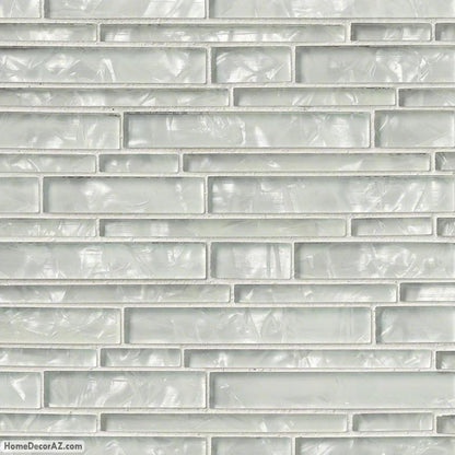 MSI Stone Akoya Interlocking Mosaic Backsplash SMOT-GLSIL-AKOYA8MM