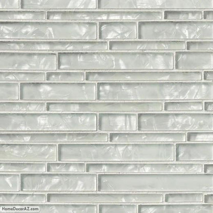 MSI Stone Akoya Interlocking Mosaic Backsplash SMOT-GLSIL-AKOYA8MM