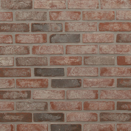 Noble Red Clay Brick Tile 2.25x7.5