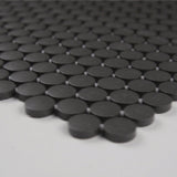 Penny Round Nero 6mm Matte