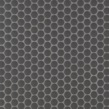 Penny Round Nero 6mm Matte