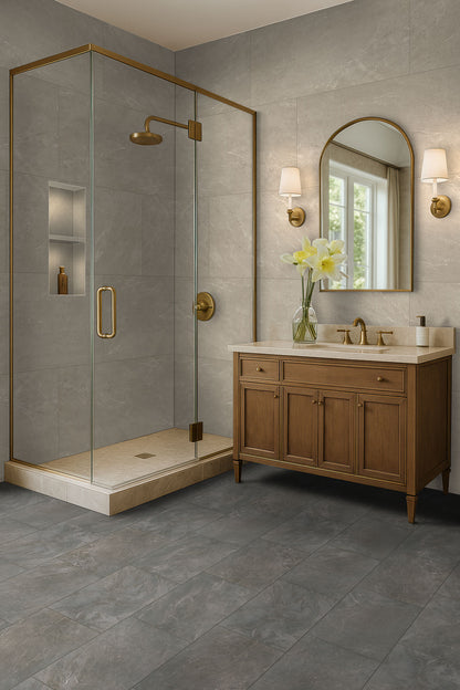 Elbe Obsidian Porcelain Tile