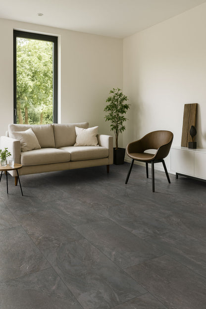 Elbe Obsidian Porcelain Tile
