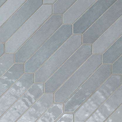 Renzo Sky Ceramic Pickett Tile