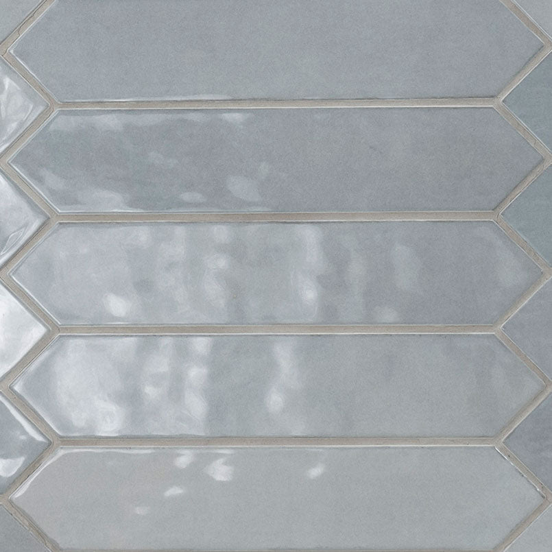 Renzo Sky Ceramic Pickett Tile