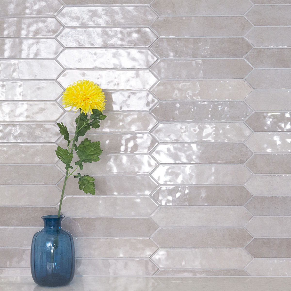 Renzo Sterling Ceramic Pickett Tile