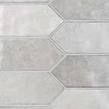 Renzo Sterling Ceramic Pickett Tile