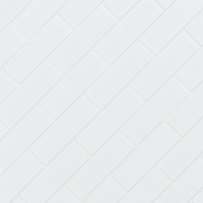 Retro Brick Bianco White Tile