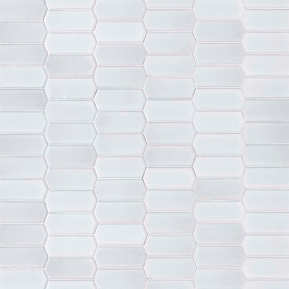 White Glossy Picket 8Mm