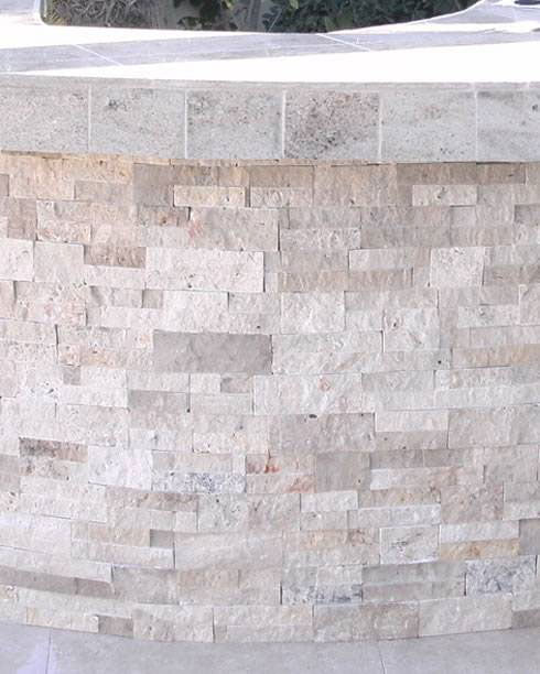 Roman Beige Stacked Stone Panels