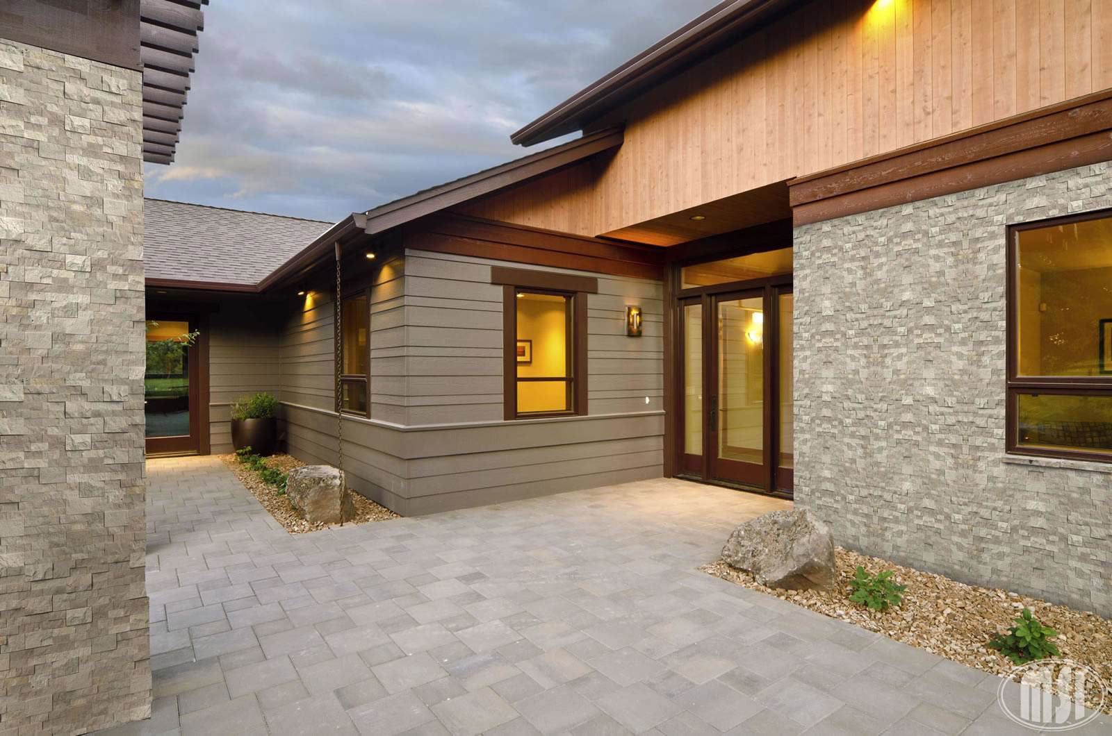 Roman Beige Stacked Stone Panels