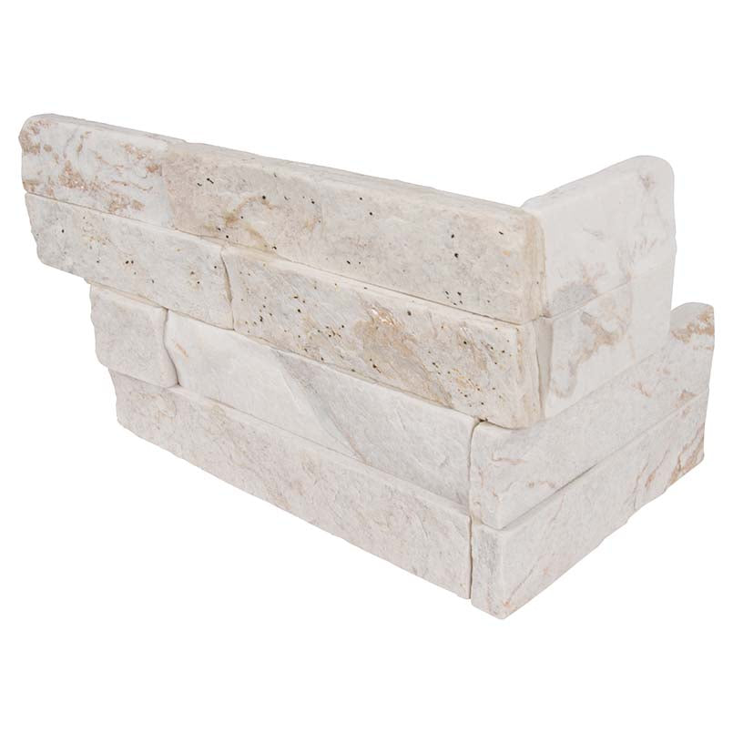 RockMount™ Stacked Stone Panels - Royal White