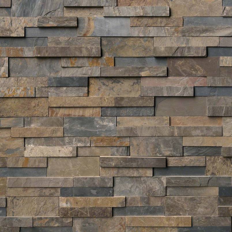 RockMount™ Stacked Stone Panels - Rustic Gold