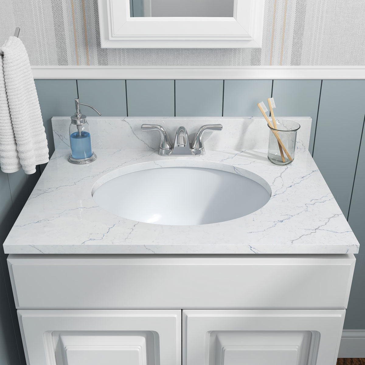 White Oval 1714