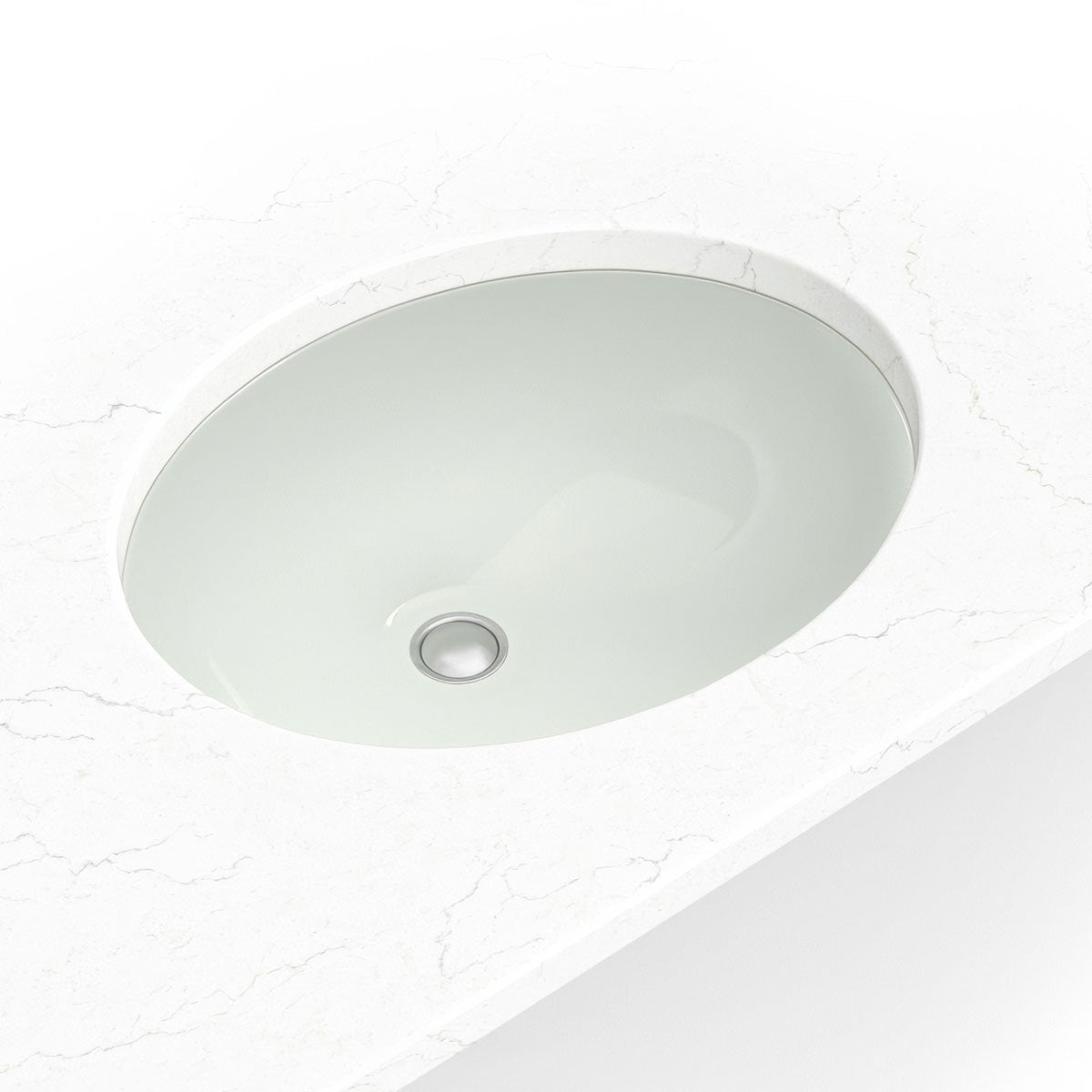 Porcelain Vanity Bisque Oval  1714