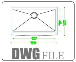 Handcrafted Farmhouse with Apron 16G 3321