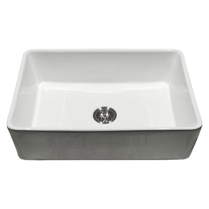 Fireclay Farmhouse White Single Bowl-3020