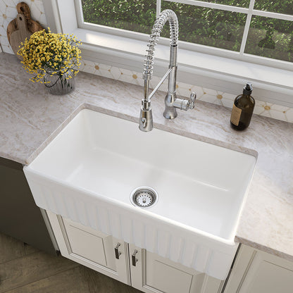 Fireclay Farmhouse White Single Bowl-3318