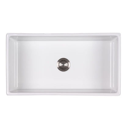 Fireclay Farmhouse White Single Bowl-3318