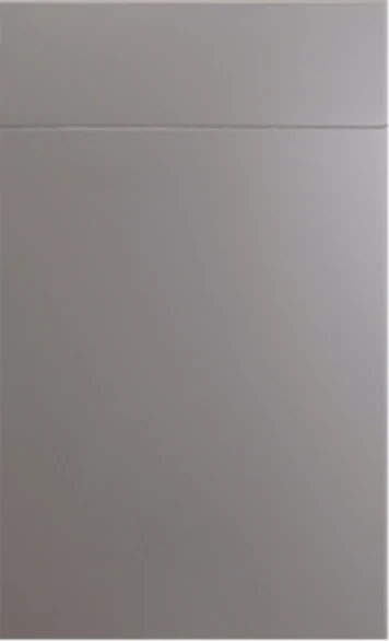 St. Martin Clayton kitchen cabinet door in warm gray painted finish - Home Craft Studio