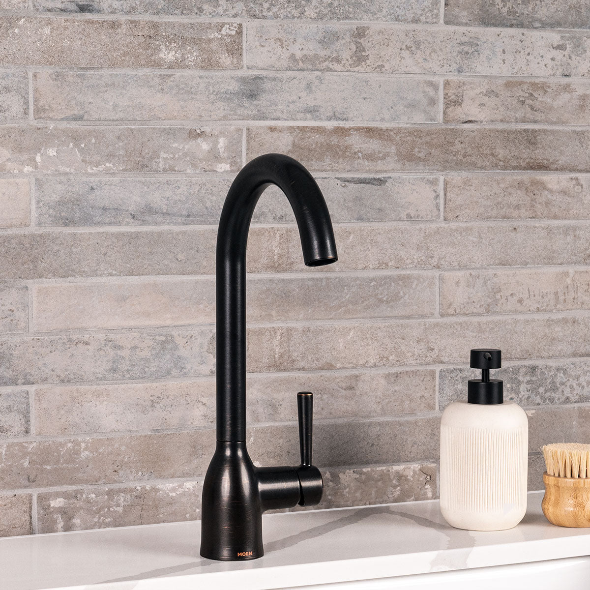 Taupe Brick 2x18