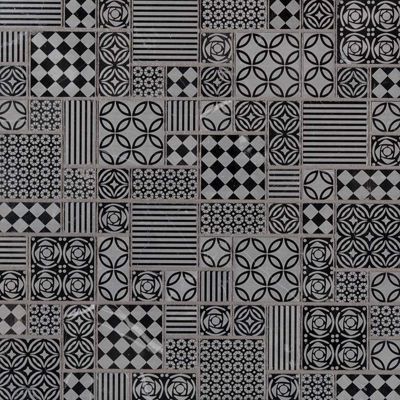 Tetris Nero Mosaic