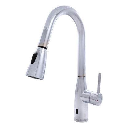 Touch-less Infrared Sensor Kitchen Faucet - 812 Chrome