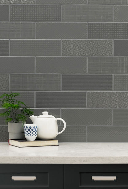 Urbano Graphite 3d Mix Tile
