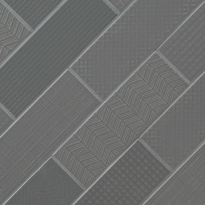 Urbano Graphite 3d Mix Tile