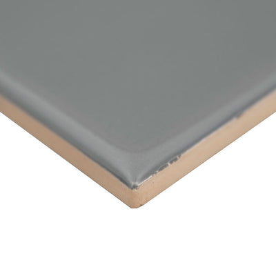 URBANO GRAPHITE 4X12 GLOSSY BULLNOSE Wall Tile, Bullnose - Shop at Home Craft Studio | Call 