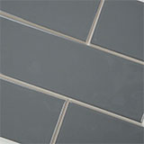 URBANO GRAPHITE 4X12 GLOSSY BULLNOSE Wall Tile, Bullnose - Shop at Home Craft Studio | Call 