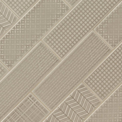 Urbano Warm Concrete 3d Mix Tile