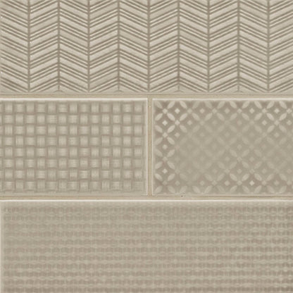 Urbano Warm Concrete 3d Mix Tile