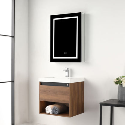 Bergen 24″ Vanity （Dual LED Illuminated）