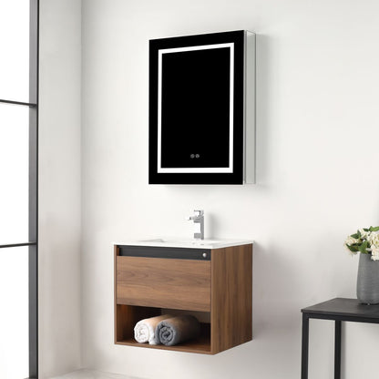 Bergen 24″ Vanity （Dual LED Illuminated）