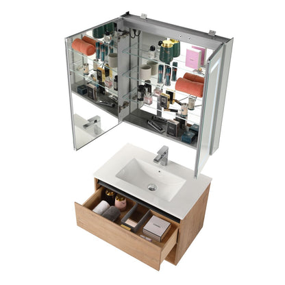 Bergen 30″ Vanity （Dual LED Illuminated）