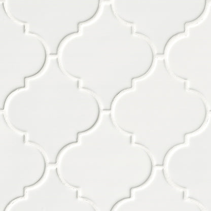 Whisper White Arabesque Tile®
