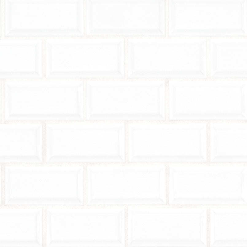 White 2X4 Beveled Glossy