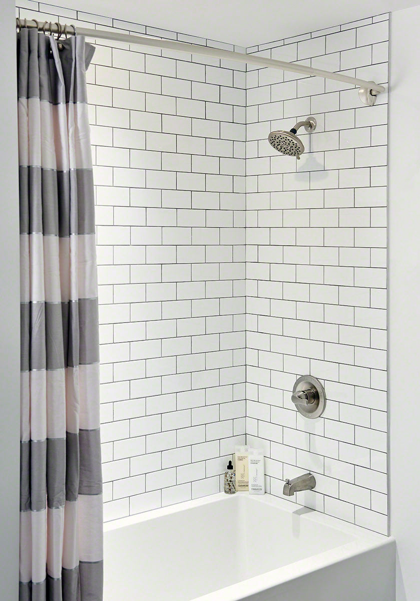 White Ceramic Subway Tile 3x6