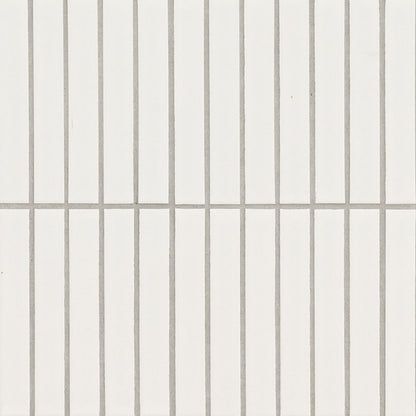 White Matte 1x6 Stack Pattern