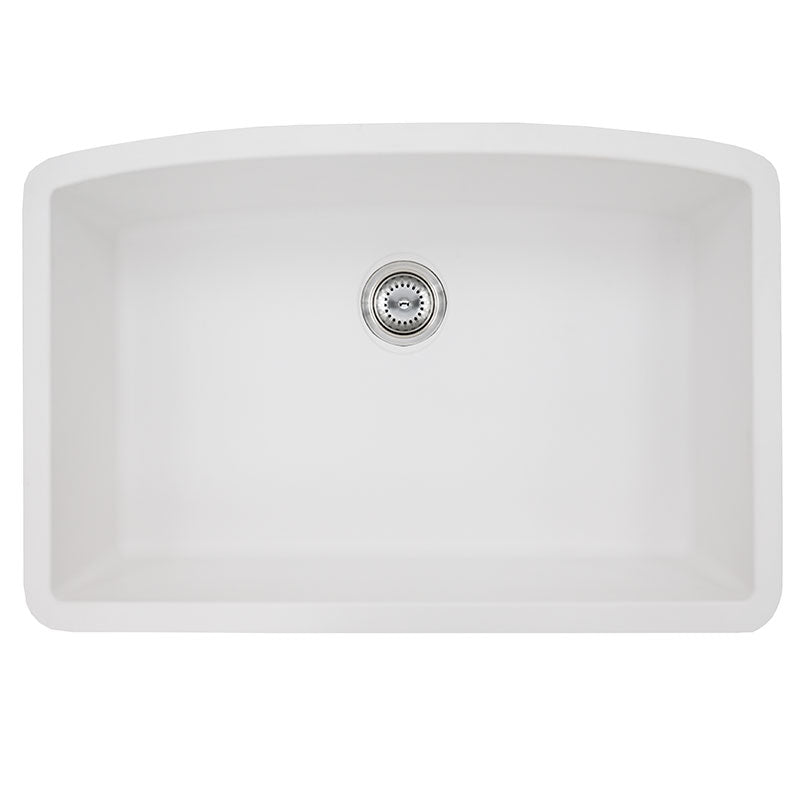 White Quartz Single Bowl 3219