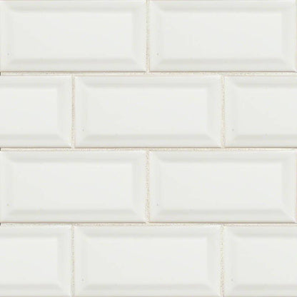 Domino White Porcelain Tile