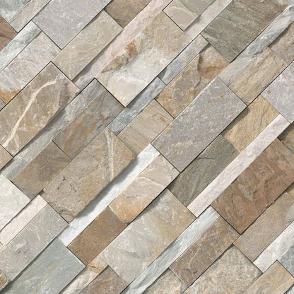 XL RockMount™ Stacked Stone Panels - Golden Honey