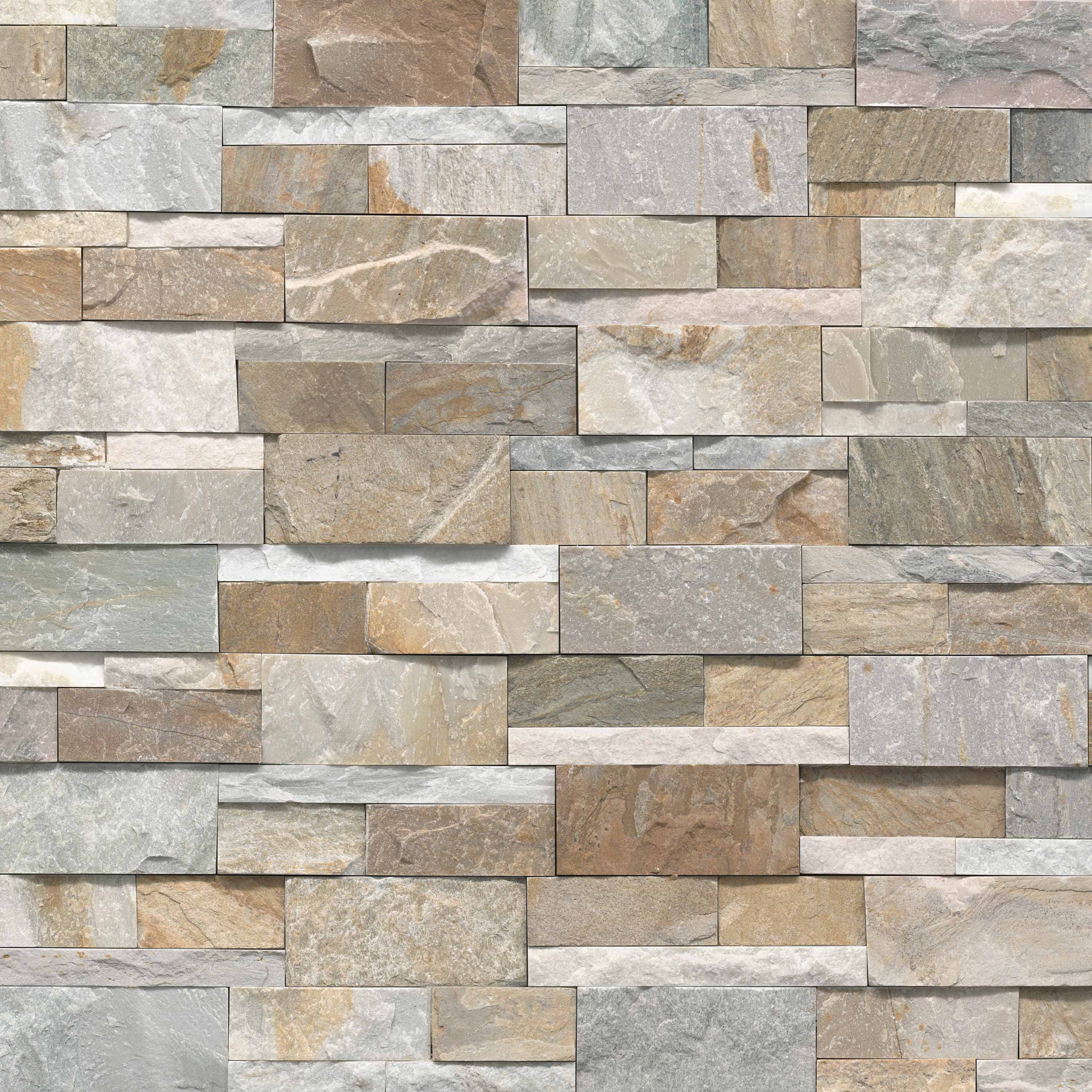 XL RockMount™ Stacked Stone Panels - Golden Honey
