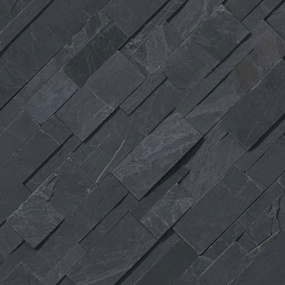 XL RockMount™ Stacked Stone Panels - Premium Black